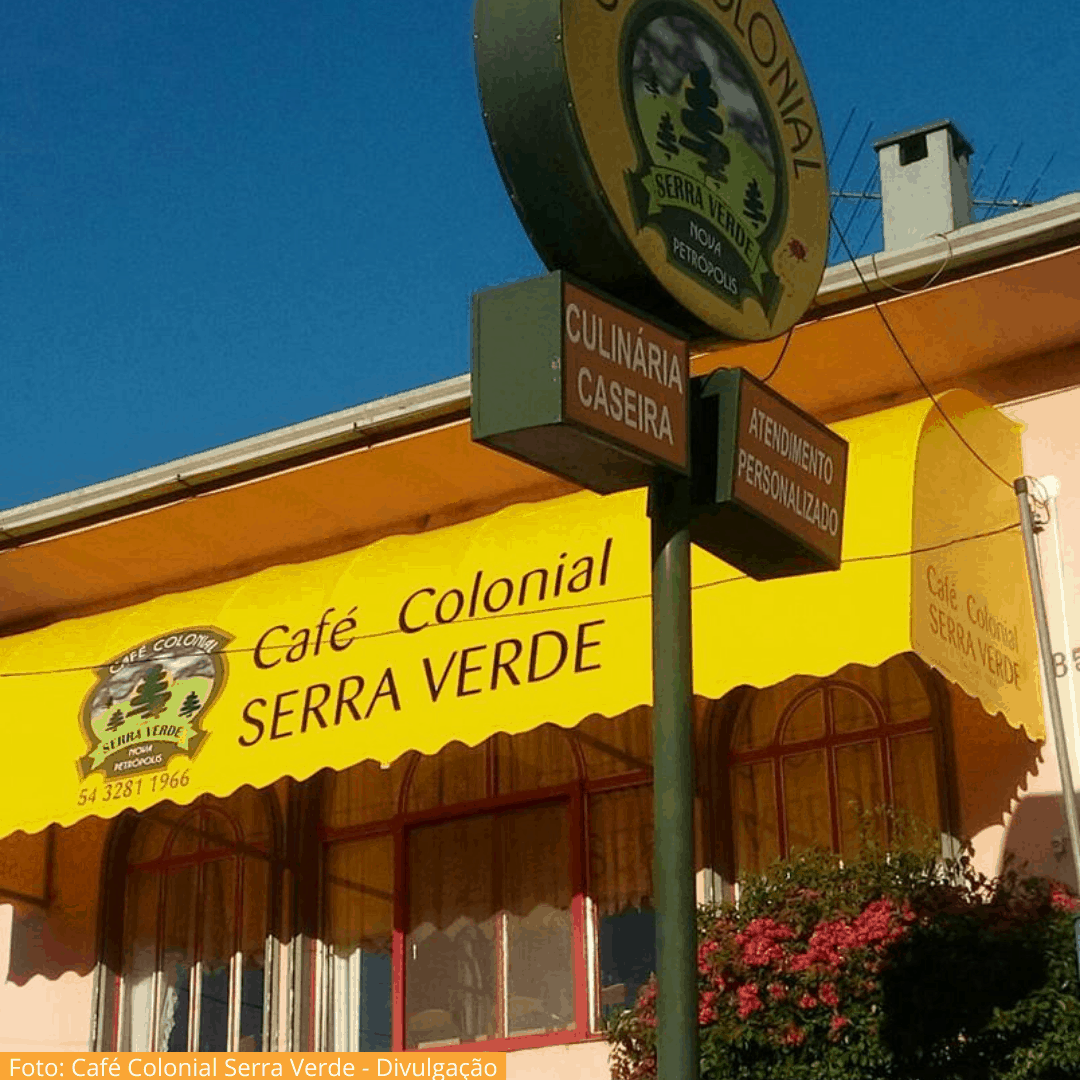 Fachada Café Colonial Serra Verde