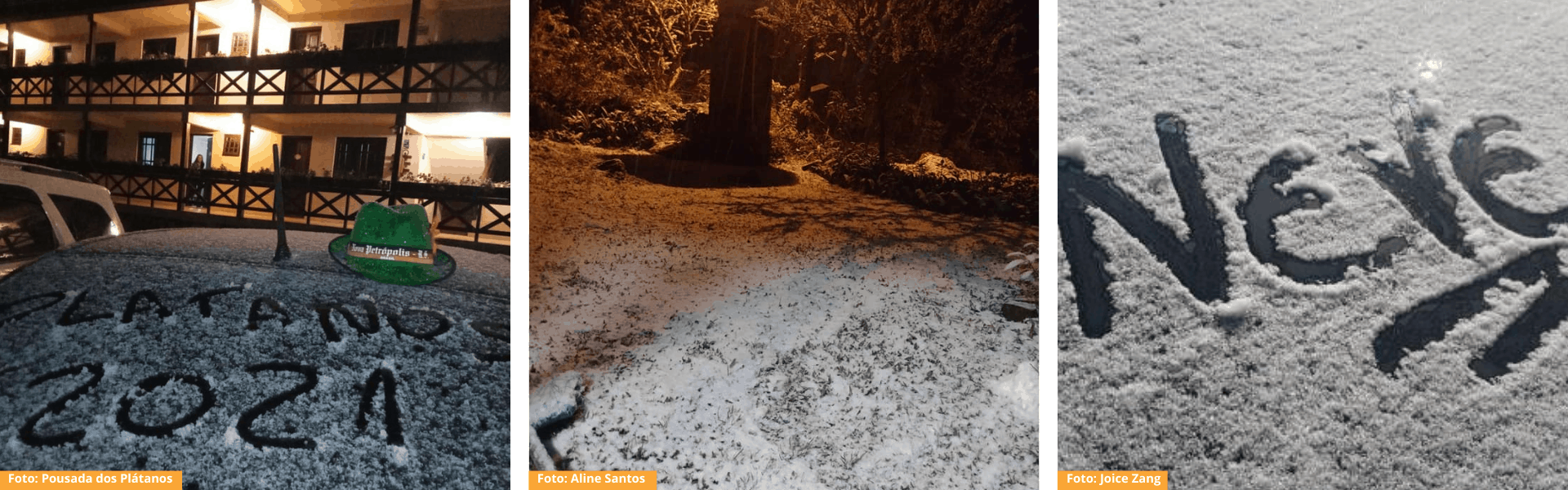 Neve em Nova Petrópolis - Serra Gaúcha