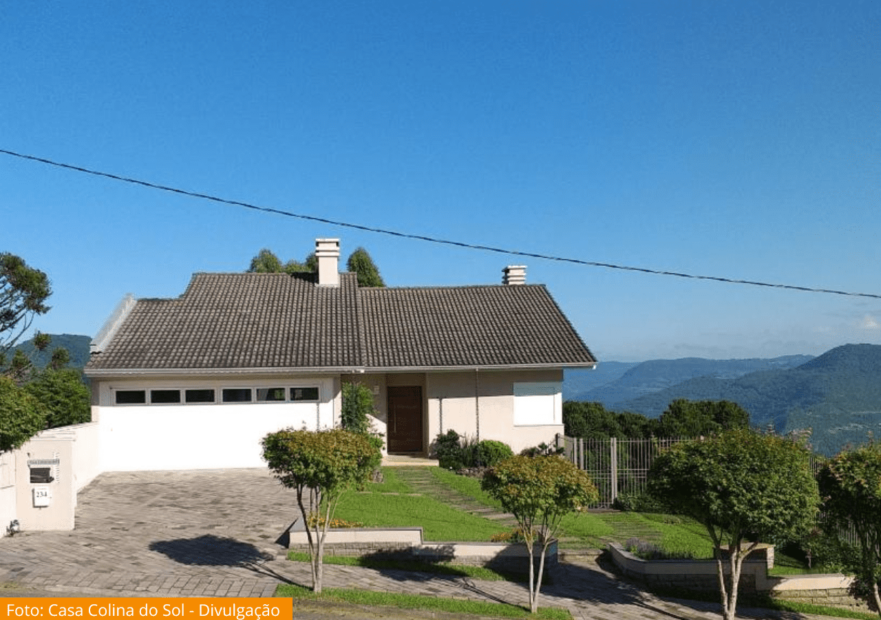 Casa Colina do Sol, um pedaço do paraíso em meio à natureza