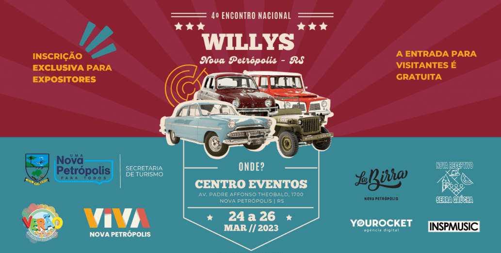 4º Encontro Nacional Willys em Nova Petrópolis
