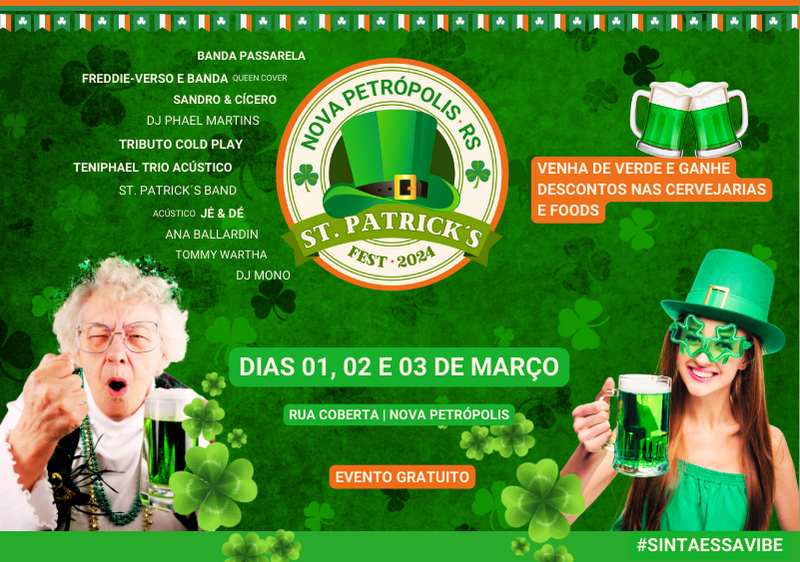 St. Patrick’s Fest – A festividade que estreia em Nova Petrópolis